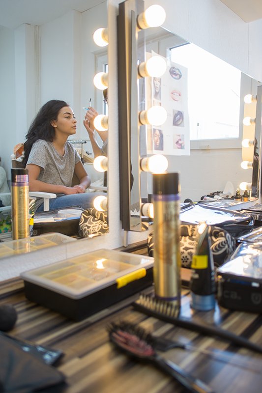 Beauty making of Fotoproduktion