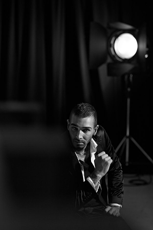 Editorial schwarz weiss Portrait
