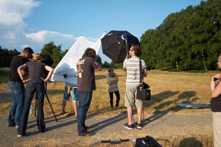 Produktionsbegleitung - making of Foto